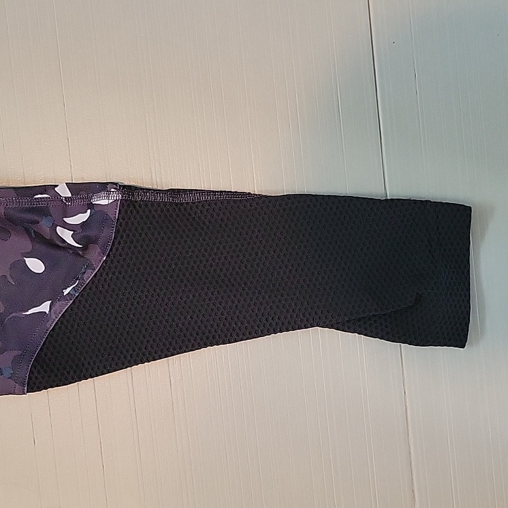 Adidas by Stella McCartney Camo Purple and Black Leggings